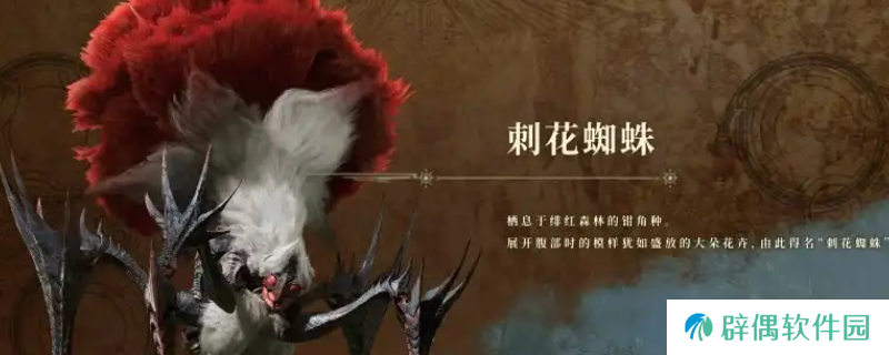 《怪物猎人：荒野》刺花蜘蛛弱点介绍